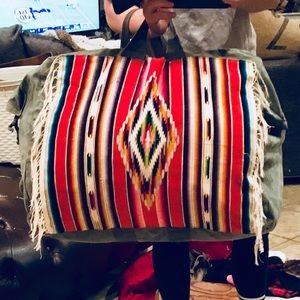 Tote Totem Vintage Army Bag Salvage handmade